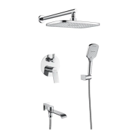 Душевая система встраиваемая Shevanik S4135, хром