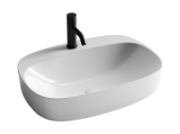 Умывальник Ceramicanova чаша накладная овальная Element 595x420x155мм
