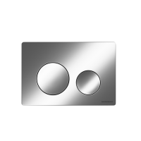 Кнопка смыва Balance, клавиши Circle, цвет хром матовый, CN12-001M