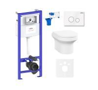 Комплект инсталляции и унитаза 7 в 1 Lavinia Boho Grance Hill Rimless 87561040