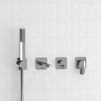 Встраиваемый комплект для ванны WasserKRAFT с лейкой и изливом A3151.268.270.271.087.103