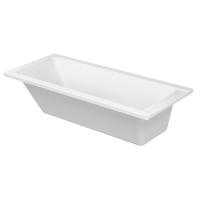 Duravit D-Code  Ванна акриловая 170х75x40см., встраиваемая, с 1 наклоном для спины, выпуск в зоне ног, цвет: белый 790127000000000/89011599098000