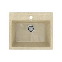 Кухонная мойка Practik PR-M-565-002 (без сифона), слоновая кость