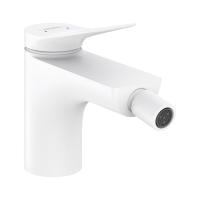 Hansgrohe Vivenis Смеситель для биде со сливным гарнитуром белый матовый 75200700