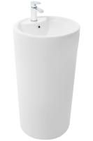 Раковина напольная WeltWasser WW LEERBACH 4646 GL-WT 460х460х830 мм