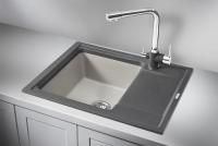 Кухонная мойка Granula HI-65 графит-базальт