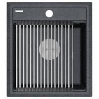 Мойка STEPIA 45, IT-GRANIT, PM114651-DG, графит, 460х510, Paulmark