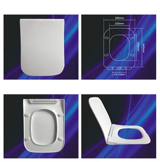 Сидение NIVOLET ARIA PP ABS-пластик с микролифтом и креплениями Cerutti SPA CT9126