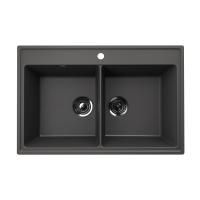 Кухонная мойка Ulgran Quartz Ruma 780-09, мокрый асфальт