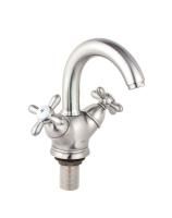 Смеситель для раковины TIMO Ritz 0141FN silver, матовый хром