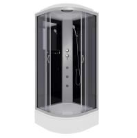 Душевая кабина Niagara Classic NG-3501-14G 90х90х215, средний поддон 26 см, гидромассаж, стекло тонированное