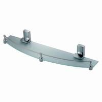 Полка стеклянная с бортиком WasserKRAFT Leine K-5044