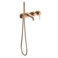 Смеситель встроенный для ванны с душем Timo Saona 2314/19YSM розовое золото