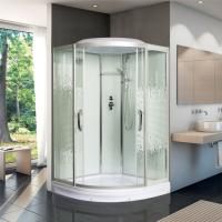 Душевая кабина Мономах 120/120/15 С МЗ, 1200х1200х2200, полукруг