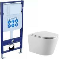 Комплект инсталляции с унитазом AQUATEK ВЕГА cmp