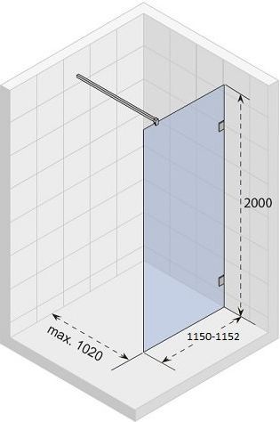 Душевая перегородка Riho Scandic S400 115 GC51200