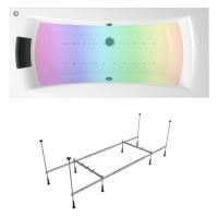 Аэромассажный комплект с хромотерапией 5 в 1 Lavinia Boho Evan 363110AC