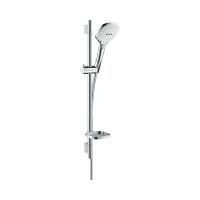 Hansgrohe Raindance Select E Душевой набор 120 3jet со штангой 65 см и мыльницей хром-белый матовый 26620400