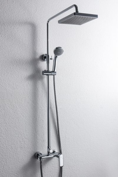 Душевая колонна со смесителем для душа Bravat Opal F9125183CP-A-RUS