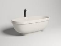 Ванна отдельностоящая Salini GRECA 180x80 покраска по RAL полностью, S-Stone, матовый 103121MF