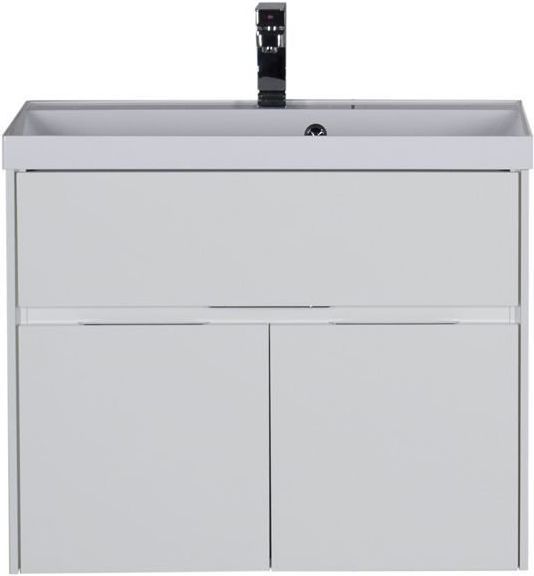 Тумба с раковиной Aquanet Латина 80 белый