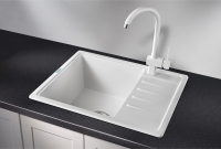 Мойка для кухни Granula Standart 5803 белый, 58х50 см, прямоугольная