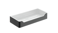 Полка прямоугольная RUSH EDGE ED77164B black черная