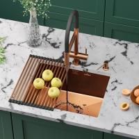 Кухонная мойка RoxenBath Uno 54 зернистая бронза под столешницу (текстурное покрытие)