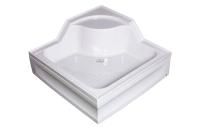 Поддон душевой Wemor 90/40 S квадратный 900x900x400 мм