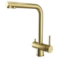 Смеситель для кухни SKALEN, светлое золото, Sk213020-LG, Paulmark