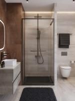 Душевая дверь CEZARES LUX-B-FS-1-90-C-GM