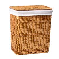 Плетеная корзина для белья с крышкой WasserKRAFT Ammer WB-370-L