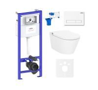 Комплект инсталляции и унитаза 7 в 1 Lavinia Boho Relfix Smart V-Clean 87561146