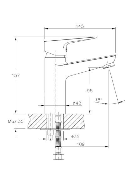 Смеситель для раковины Haiba HB10506