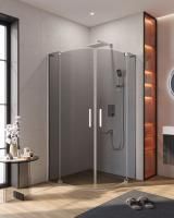 Душевой уголок CEZARES SLIDER-R-2-90/100-GRIGIO-Cr