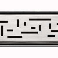 Решетка TECE TECEdrainlinе "lines" для слива из нержавеющей стали, прямая 601021