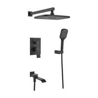 Душевая система встраиваемая Shevanik S4035H, черный
