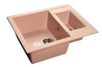Кухонная мойка GranFest QUADRO Q-610K светло-розовый