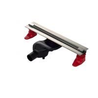 Желоб BERGES водосток SUPER Slim 600 матовый хром S-сифон D50 H60 боковой