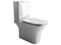 Напольный унитаз с бачком Ceramicanova Alfa Rimless, Белый, CN9002