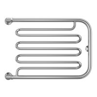 Полотенцесушитель водяной TERMINUS Фокстрот-Лиана (1")  500х700 без американок в комплекте