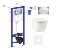 Комплект инсталляции и унитаза 7 в 1 Lavinia Boho Relfix One Rimless 87050162