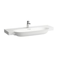 Подвесная раковина The New Classic 120х48х12 см, с отв. для смесителя, SaphirKeramik 8.1385.8.000.104.1