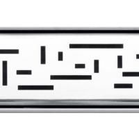 Решетка TECE TECEdrainlinе "lines" для слива из нержавеющей стали, прямая 601020