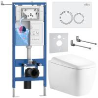 Комплект 6 в 1 RoxenBath StounFix Dual Fresh 968507 (состоит из: 710200, Santi 410260W, 530220-02)