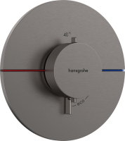 Термостат для скрытой установки Hansgrohe ShowerSelect Comfort S. 15559340. матовый черный хром 15559340