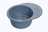 Кухонная мойка GranFest RONDO R-580L графит