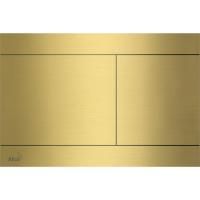 Кнопка управления Alcaplast для скрытых систем инсталляции латунь FUN-BRASS