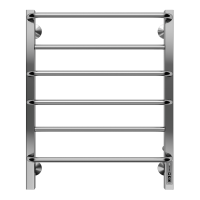 Полотенцесушитель электрический TERMINUS Евромикс квадро П6 500х650 электро