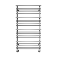 Полотенцесушитель водяной TERMINUS Вента люкс П20 500х1000 в комплекте с угловыми соединениями ГхШ 3/4 на 1/2